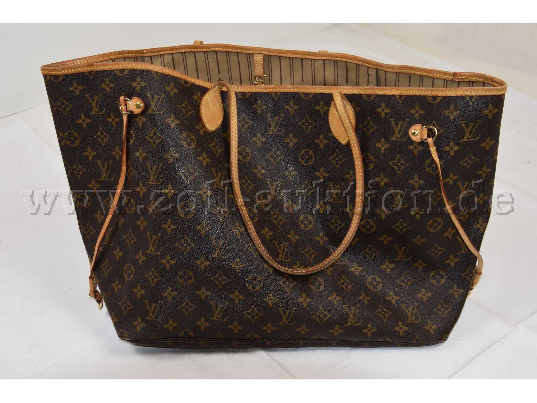 1 Handtasche „Louis Vuitton“ Modell: Neverfull GM - Seitenansicht-