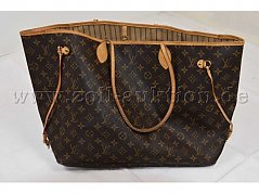 1 Handtasche „Louis Vuitton“ Modell: Neverfull GM - Seitenansicht-