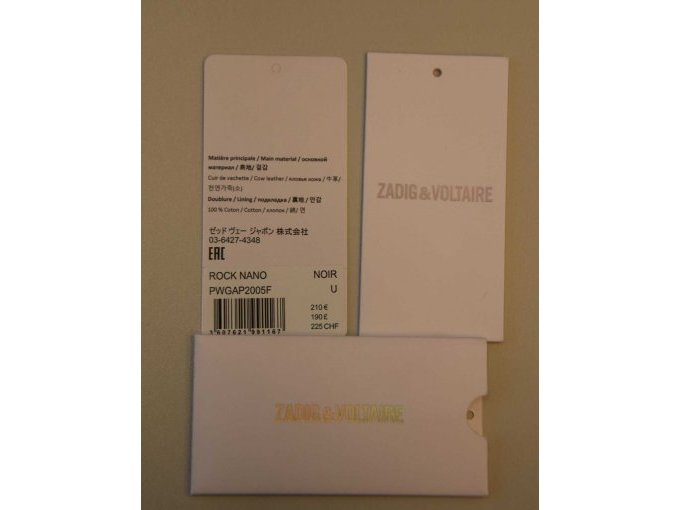 1 Handtasche Zadig & Voltaire Modell: Rock Nano – foto 4 – kavel bij Zoll-Auktion, Hamburg