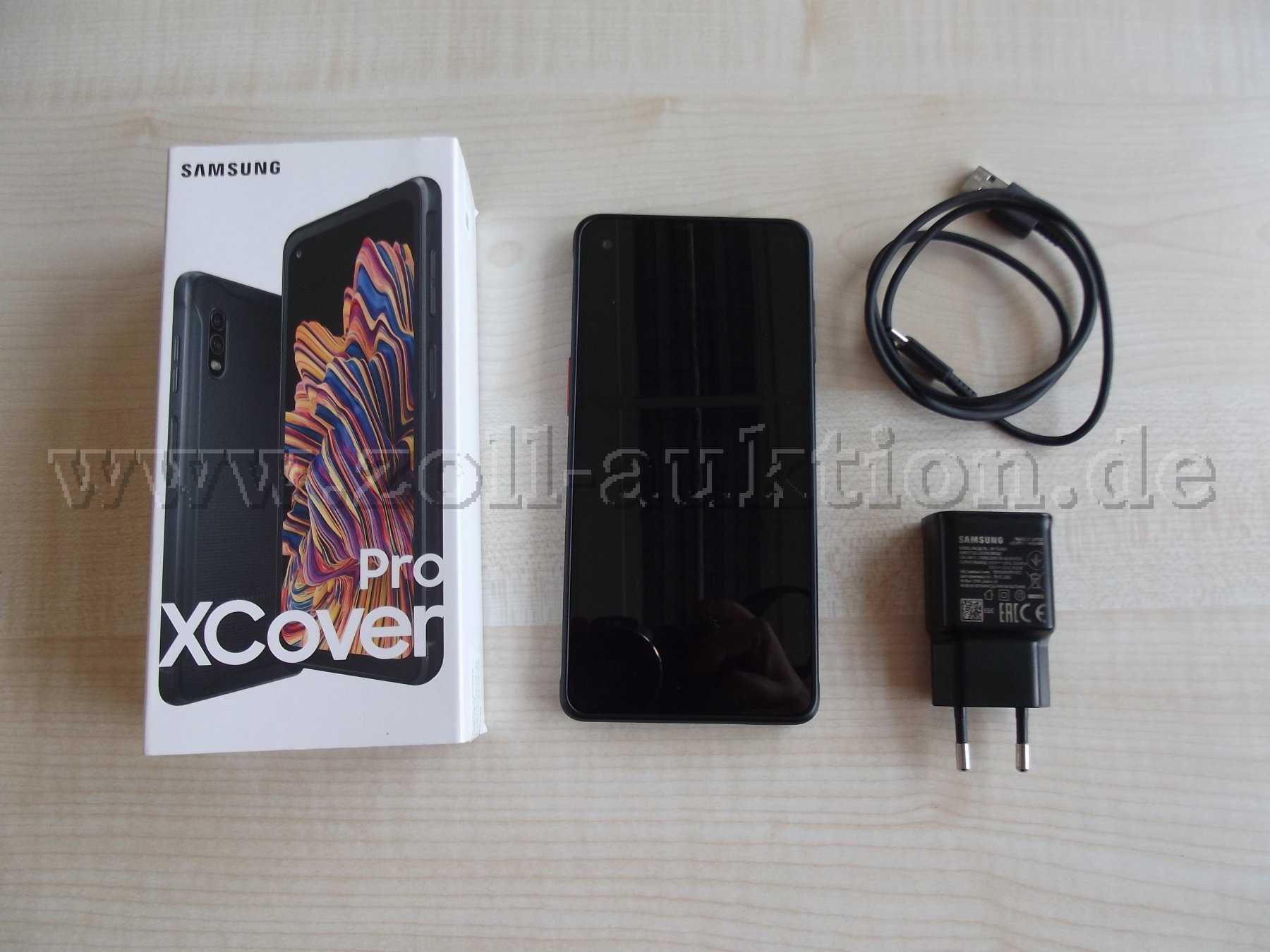 Samsung Galaxy XCover Pro mit Zubehör