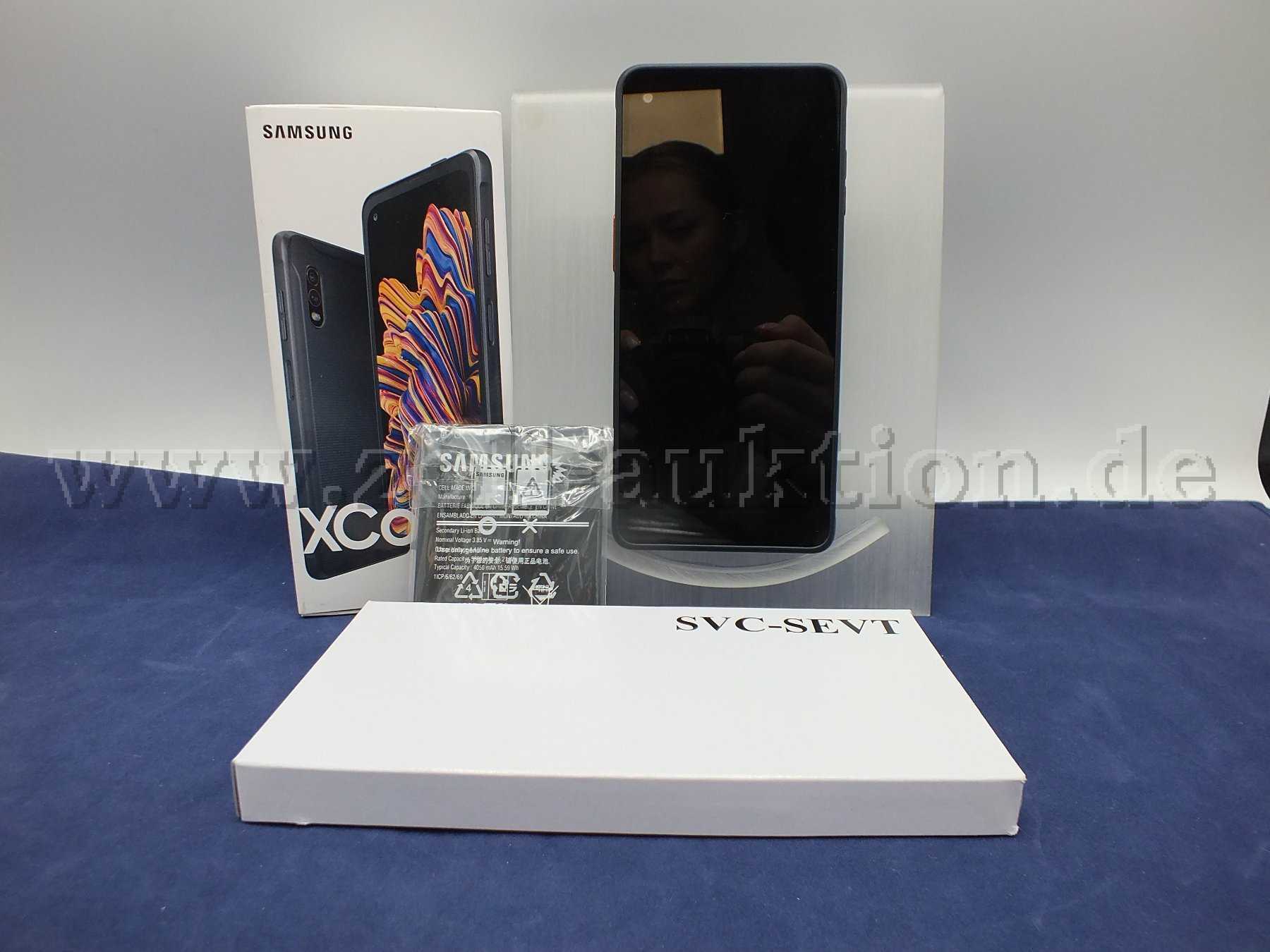 Gesamtansicht der Auktion Handy und zusätzlicher Originalakku