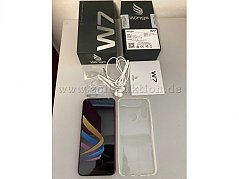 Wings W7, Handyhülle, SIM-Nadel, Kofhörer, Gebrauchsanleitung, Original Verpackung