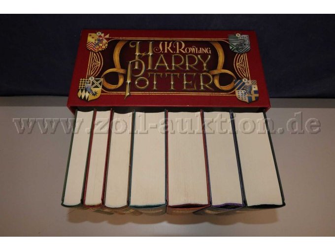 Gesamtansicht der Bücher außerhalb vom Schuber von oben