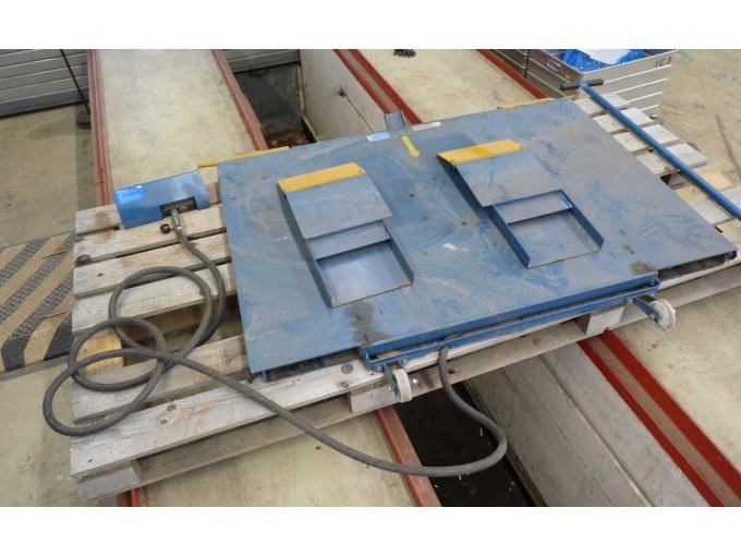 Ansicht von vorne mit Transportstange