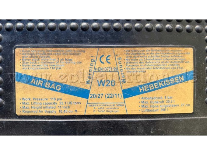 Hebekissen W20
