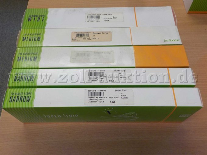 1 POWIS-bindmachine met hete lijm, type Fastback 20 E, inclusief bindstroken en toebehoren – foto 9 – kavel bij Zoll-Auktion, Nürnberg