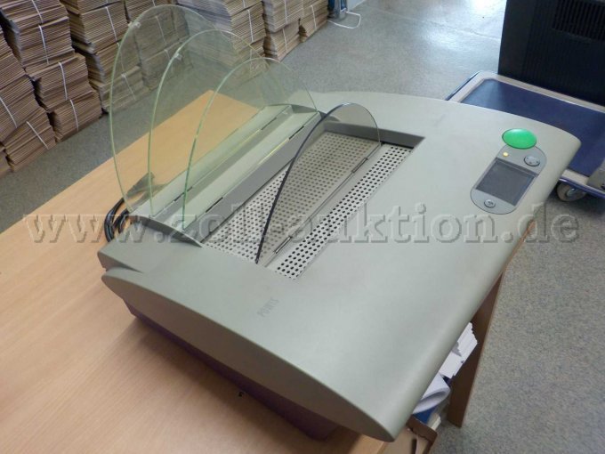 1 POWIS-bindmachine met hete lijm, type Fastback 20 E, inclusief bindstroken en toebehoren – foto 6 – kavel bij Zoll-Auktion, Nürnberg