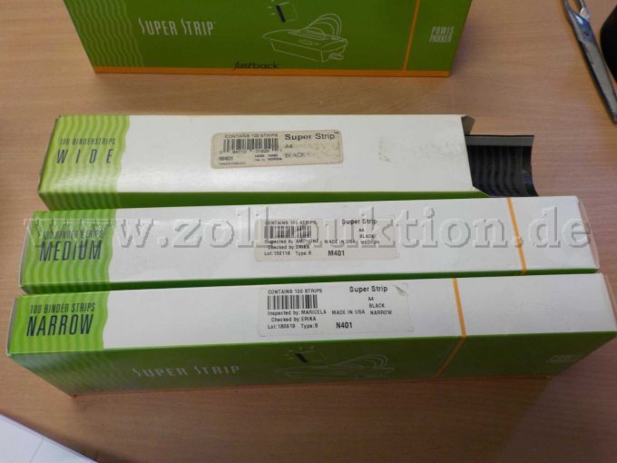 1 POWIS-bindmachine met hete lijm, type Fastback 20 E, inclusief bindstroken en toebehoren – foto 10 – kavel bij Zoll-Auktion, Nürnberg