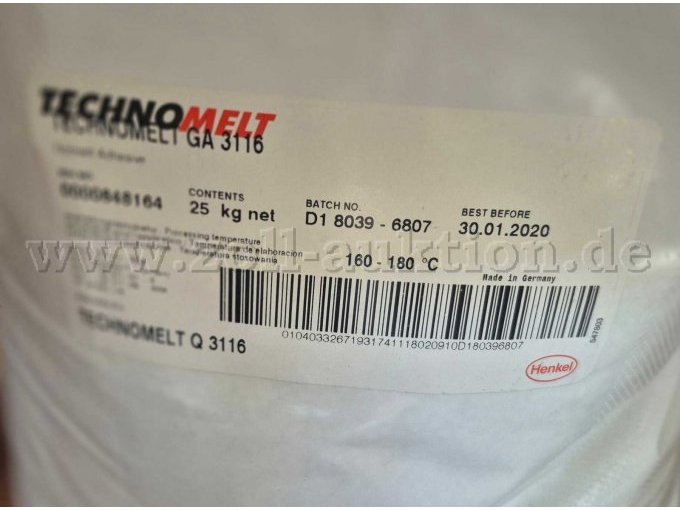 Technomelt Produktaufkleber