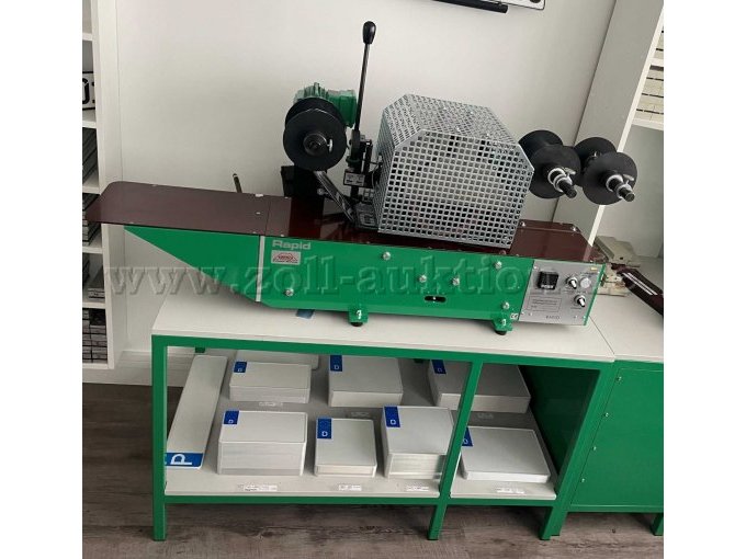 Heißprägemaschine Rapid S 120 mit Tisch und Rohlingen