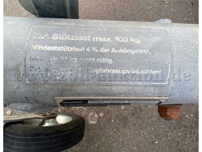 Hinweis Stützlast