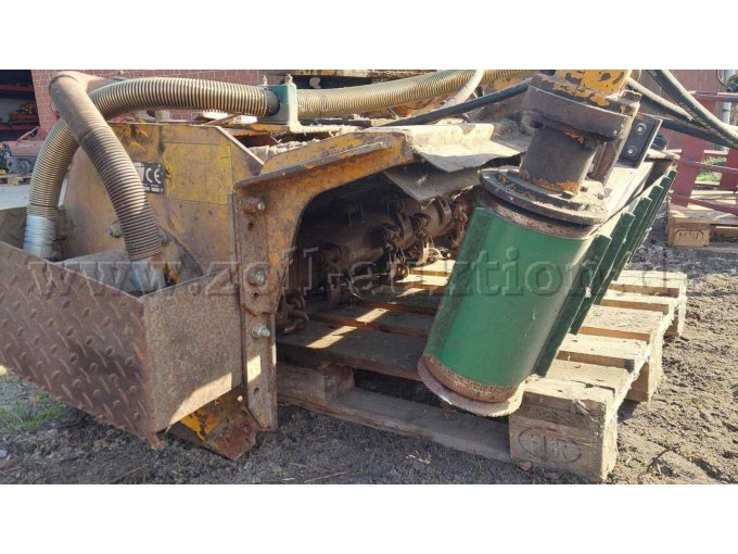 Sicht Hinten Links zeigt fehlende Druckrolle und das vorhandene Abführband