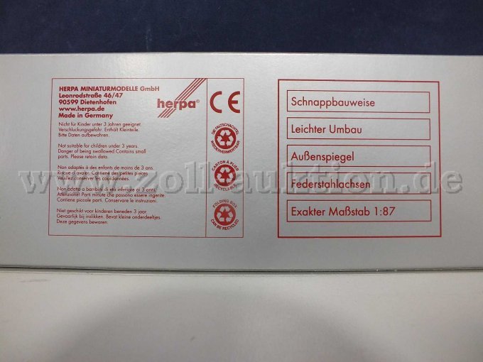 Beschreibung von Herpa