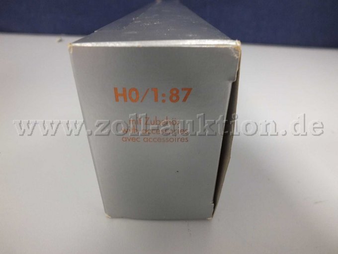 Seitenansicht der Verpackung mit Angaben von Herpa