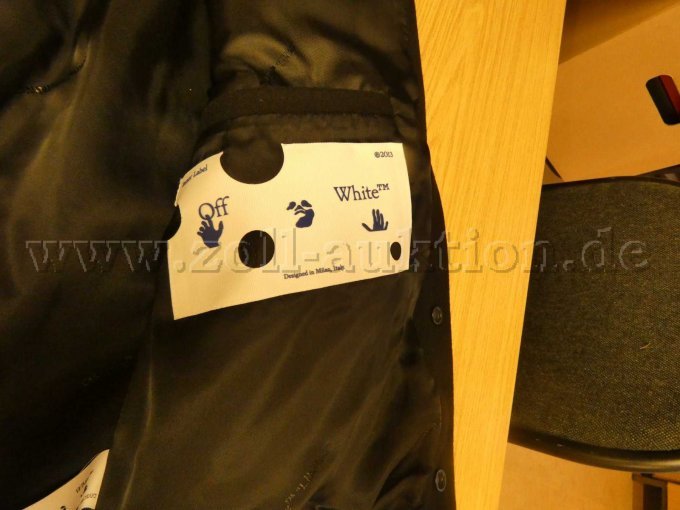 1 Herren-Collegejacke, Baseball Jacket, Off-White, Gr. M – foto 7 – kavel bij Zoll-Auktion, Berlin
