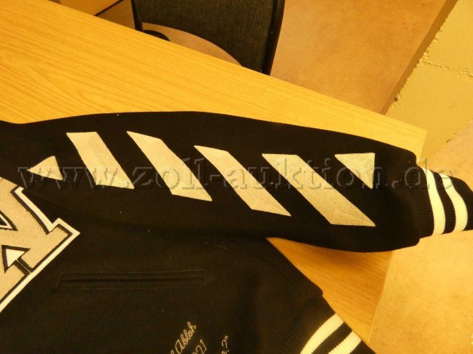 1 Herren-Collegejacke, Baseball Jacket, Off-White, Gr. M – foto 2 – kavel bij Zoll-Auktion, Berlin