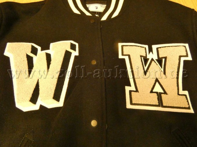 1 Herren-Collegejacke, Baseball Jacket, Off-White, Gr. M – foto 3 – kavel bij Zoll-Auktion, Berlin