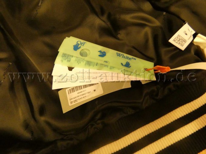 1 Herren-Collegejacke, Baseball Jacket, Off-White, Gr. M – foto 6 – kavel bij Zoll-Auktion, Berlin