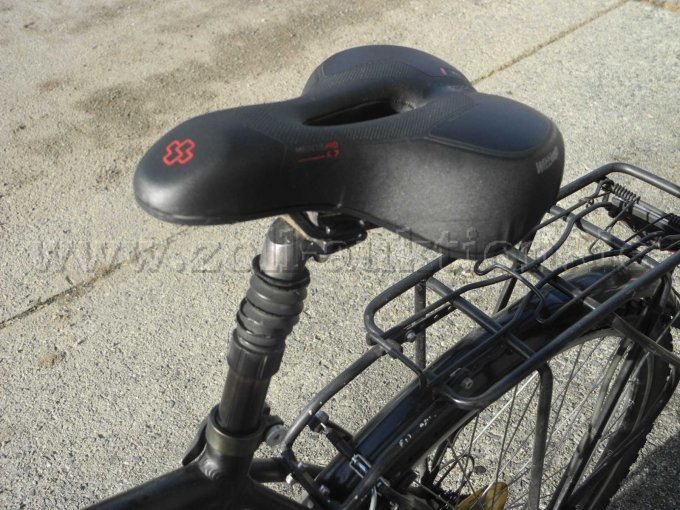 Ansicht Sattel und Gepäckträger