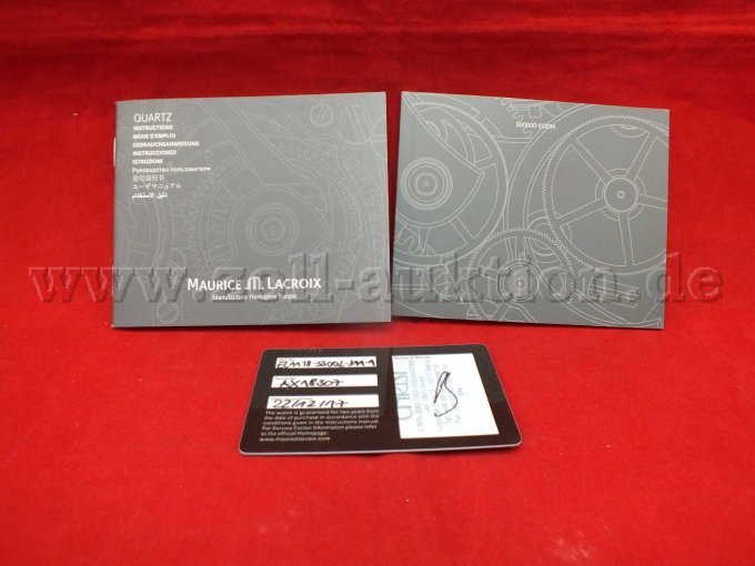 Garantiekarte und Beschreibung der Uhr