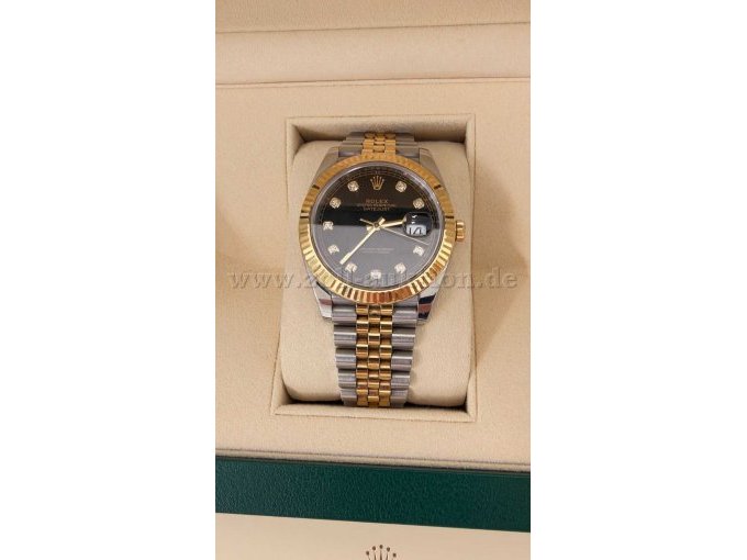 1 Herren Armbanduhr der Marke ROLEX, Modell Datejust 7500/000 Gelbgold – foto 3 – kavel bij Zoll-Auktion, Köln
