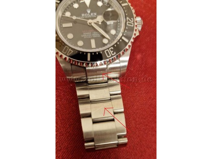 1 Herrenarmbanduhr "ROLEX OYSTER PERPETUAL DATE SEA-DWELLER" – foto 6 – kavel bij Zoll-Auktion, Berlin