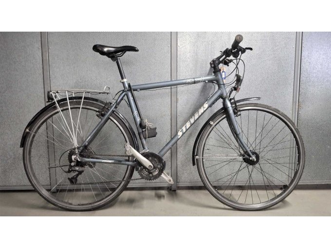 1 herenfiets - crossfiets, Stevens xCross, blauwgrijs, 24 versnellingen, 28", RH55 – kavel bij Zoll-Auktion, Frankfurt am Main