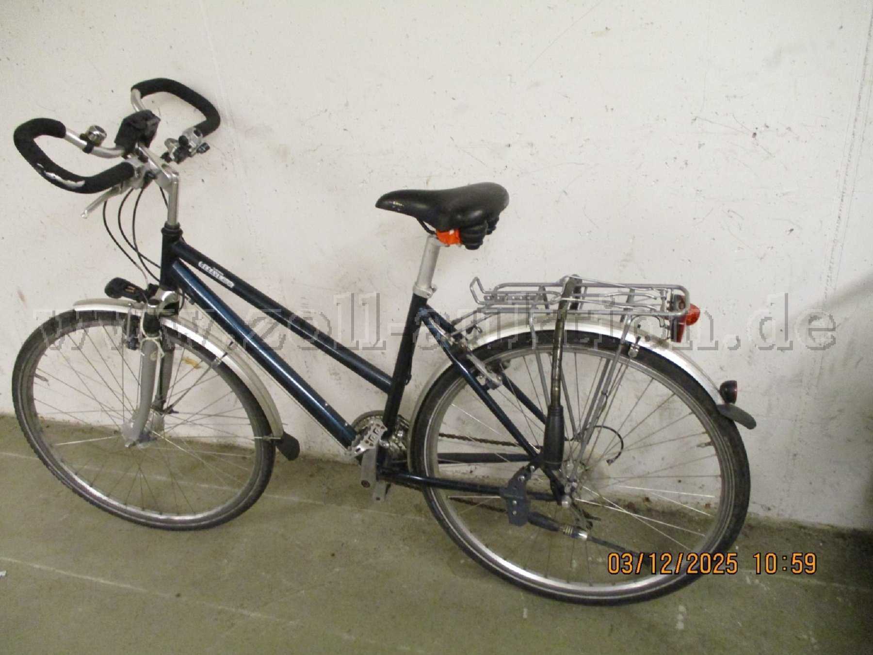Fahrrad seitlich