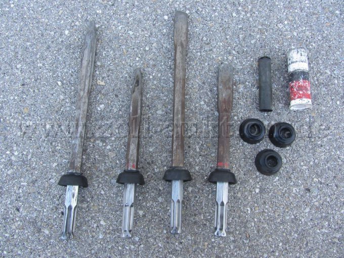 Hilti Meißelhammer, Ansicht Meißelaufsätze