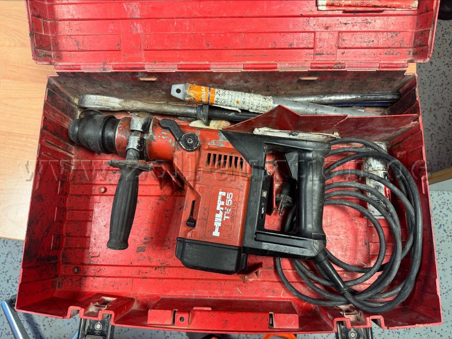 Hilti TE55 inklusive Meissel und Koffer