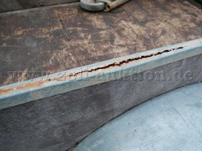 Korrosionsschäden Einfassungsprofil
