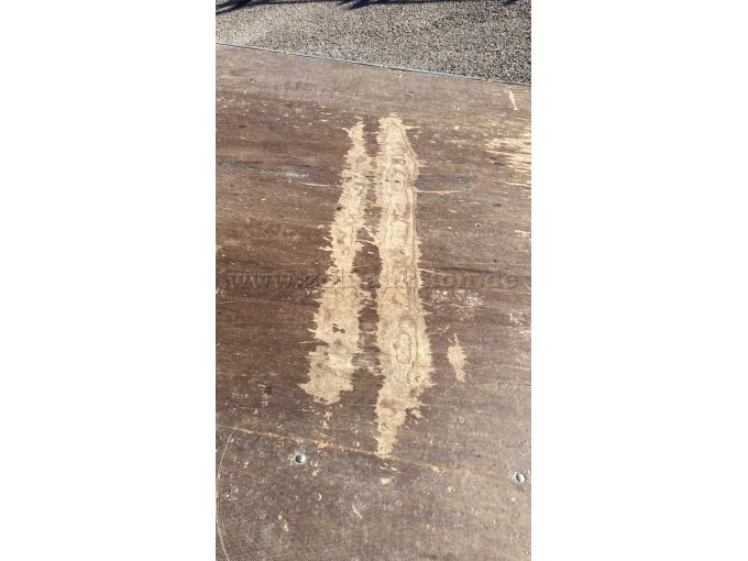 Abnutzung auf der Rampe