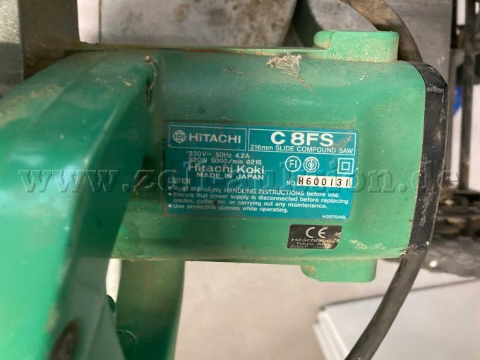 1 Hitachi C8FS - afkort- en verstekzaag – foto 6 – kavel bij Zoll-Auktion, Eberswalde