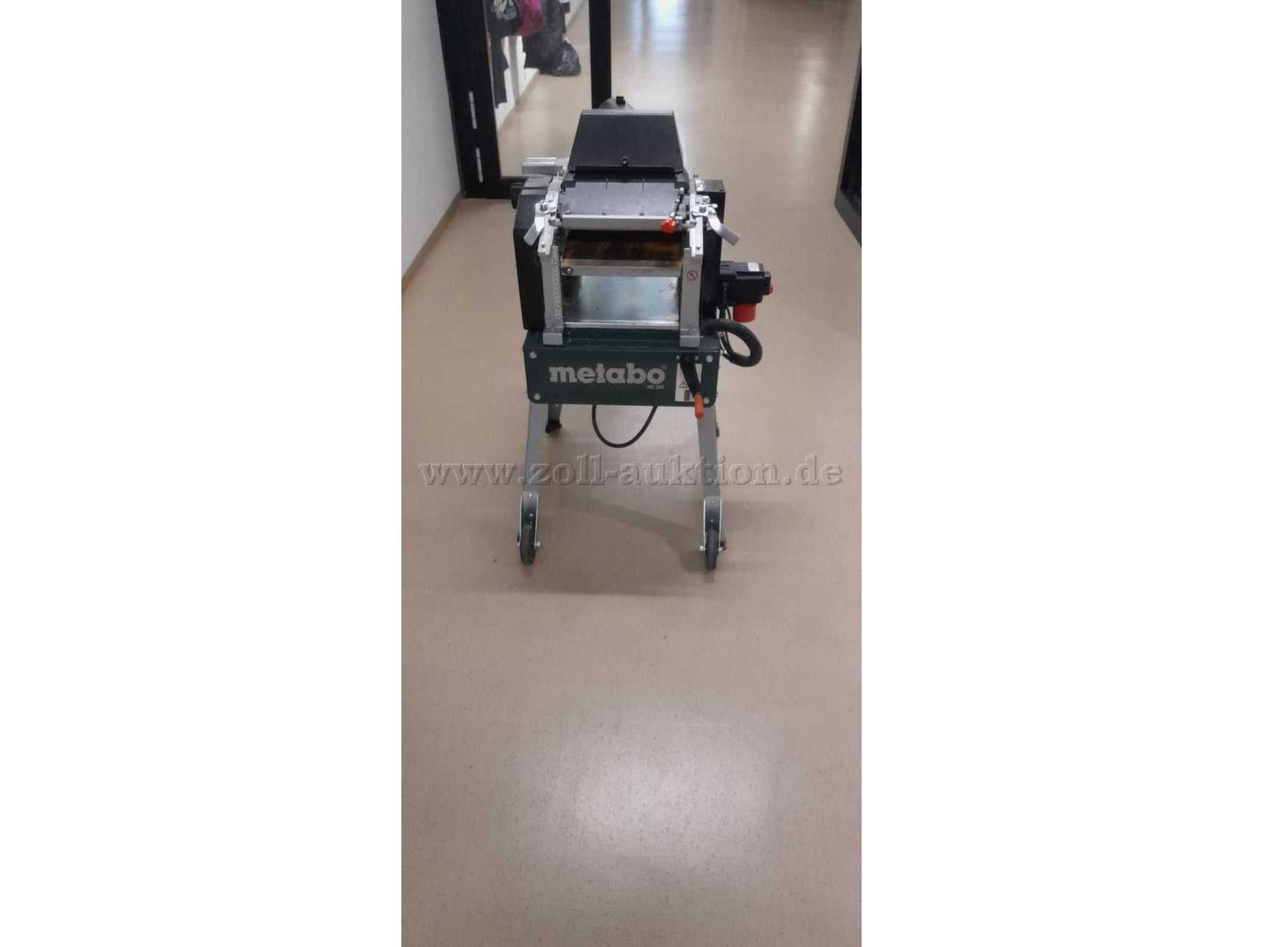 Hobelmaschine Draufsicht