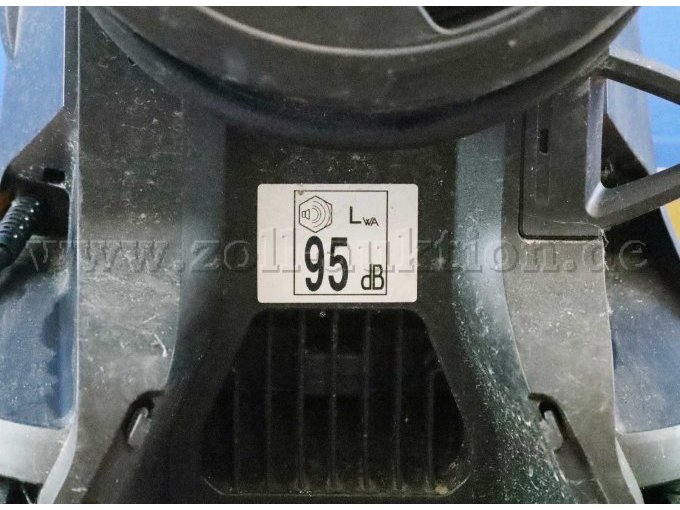 Hinweisschild auf der Rückseite