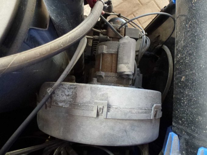 Teilansicht Motor/Antrieb