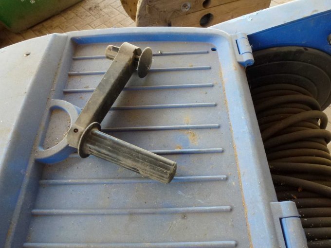 Kurbel von Schlauchhaspel