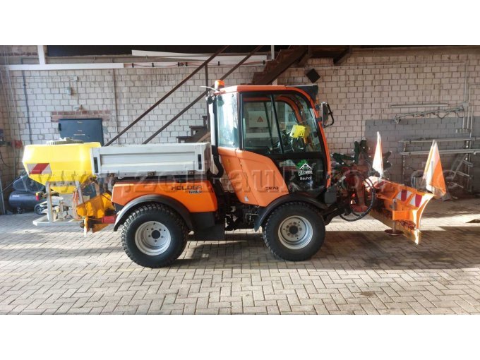 Seitenansicht mit Streuer