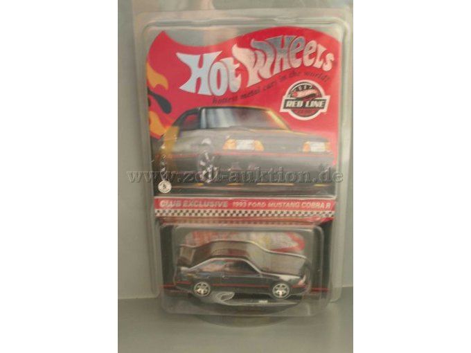 1 Hot Wheels-modelauto: Ford Mustang Cobra R 1993, 2023 RLC, schaal 1:64 – kavel bij Zoll-Auktion, Halle (Saale)