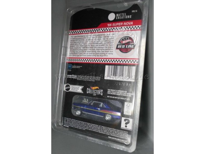 1 Hot Wheels-modelauto '66 Super Nova RLC, schaal 1:64 – foto 3 – kavel bij Zoll-Auktion, Halle (Saale)