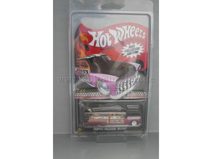 1 Hot Wheels-modelauto Purple Passion Woody 2013 RLC Collector Edition, 1:64 – kavel bij Zoll-Auktion, Halle (Saale)