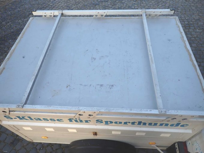 Blick von oben auf den Hänger