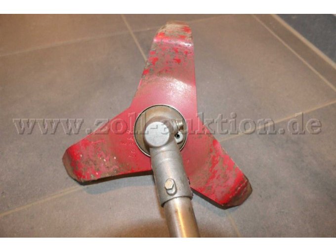 Detailaufnahme Häckselmesser von oben