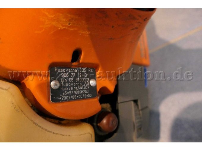 Detailaufnahme Typenschild