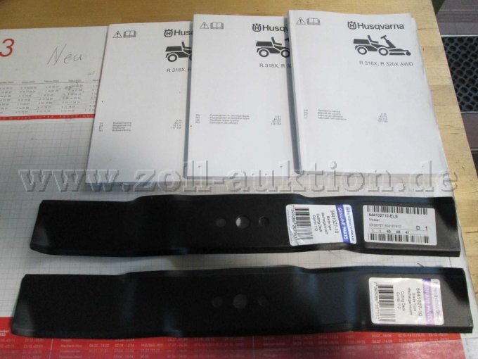 Husqvarna Rasenmäher-Bedienanleitung, Ersatzmesser