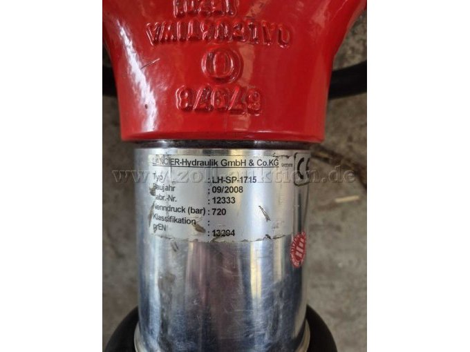 Typenschild Rettungsspreitzer