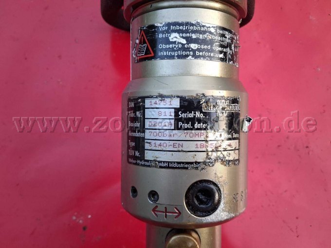 Typenschild Rettungsschere klein