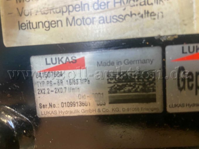 Typenschild 
Aggregat