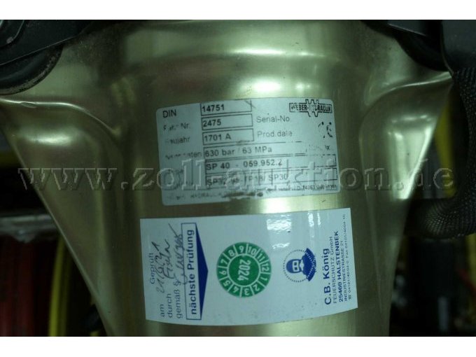 Typenschild Spreizer