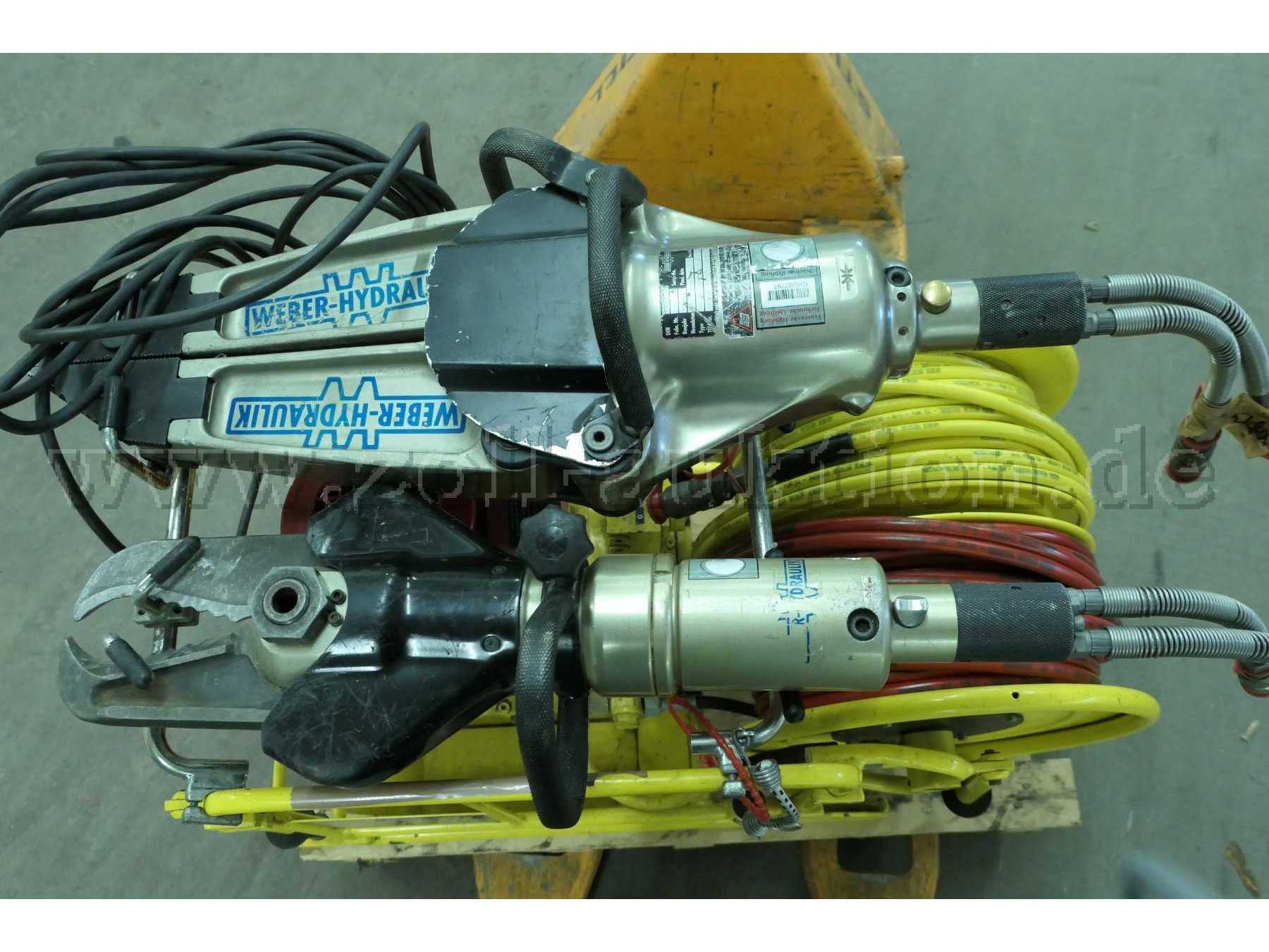 Hydraulisches Rettungsgerät draufsicht